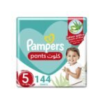 Pampers Pants Size 5 Baby-Dry with Aloe Vera Lotion, Stretchy Sides, and Leakage Protection, , 12-18 kg, - Image 6