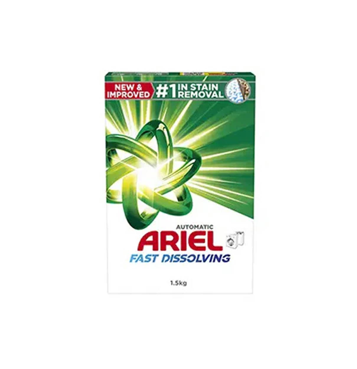 Ariel-Green Ariel Detergent Powder 1.5 Kg Automatic - Image 1