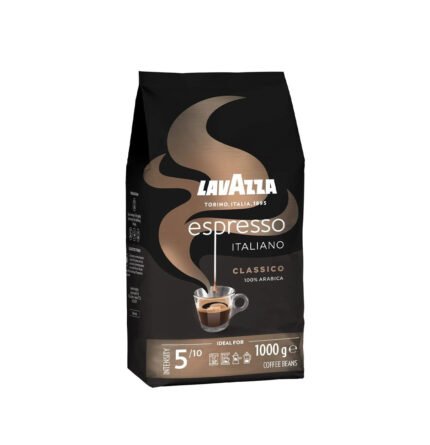 Lavazza Espresso Italiano Arabica Medium Roast Coffee Beans, 1kg