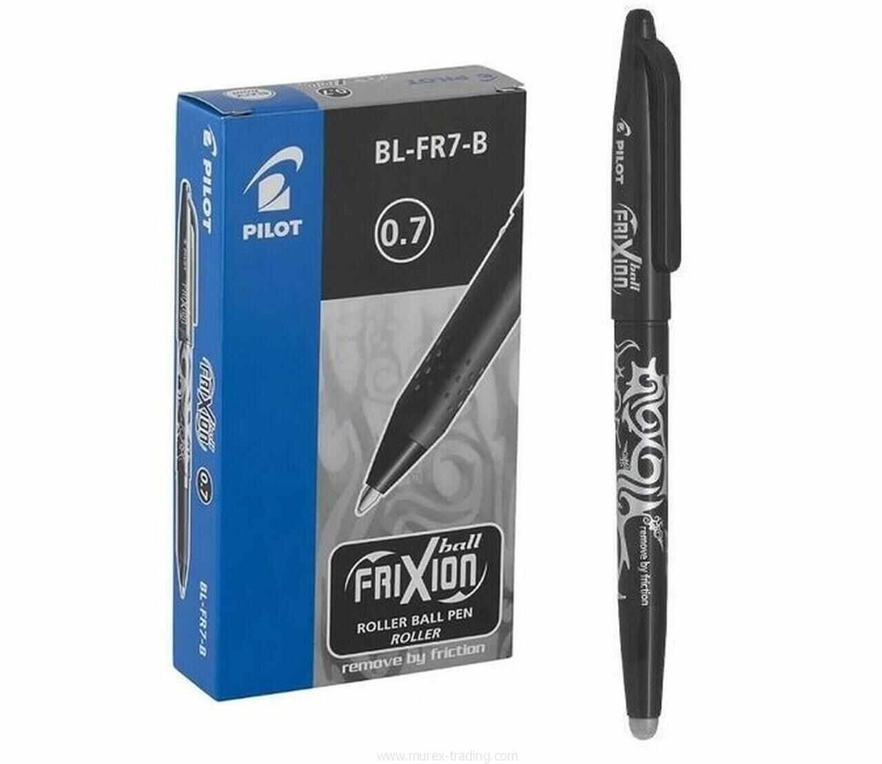 BL-FR7-BK-BOX_Easy-Resize.com_ Pilot Frixion Roller Ball Pen BL-FR7 (Pack of 12pieces) - Image 1