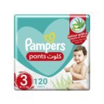 Pampers Pants Size 3 Baby-Dry with Aloe Vera Lotion, Stretchy Sides, and Leakage Protection, , 6-11 kg - Image 5