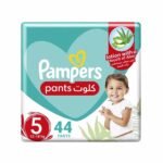 Pampers Pants Size 5 Baby-Dry with Aloe Vera Lotion, Stretchy Sides, and Leakage Protection, , 12-18 kg,