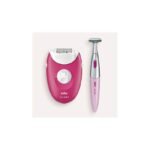 Braun Silk Epil 3 3-420 Epilator Raspberry Pink - Corded Epilator With 2 Extras - Including A Bikini Trimmer - Image 2