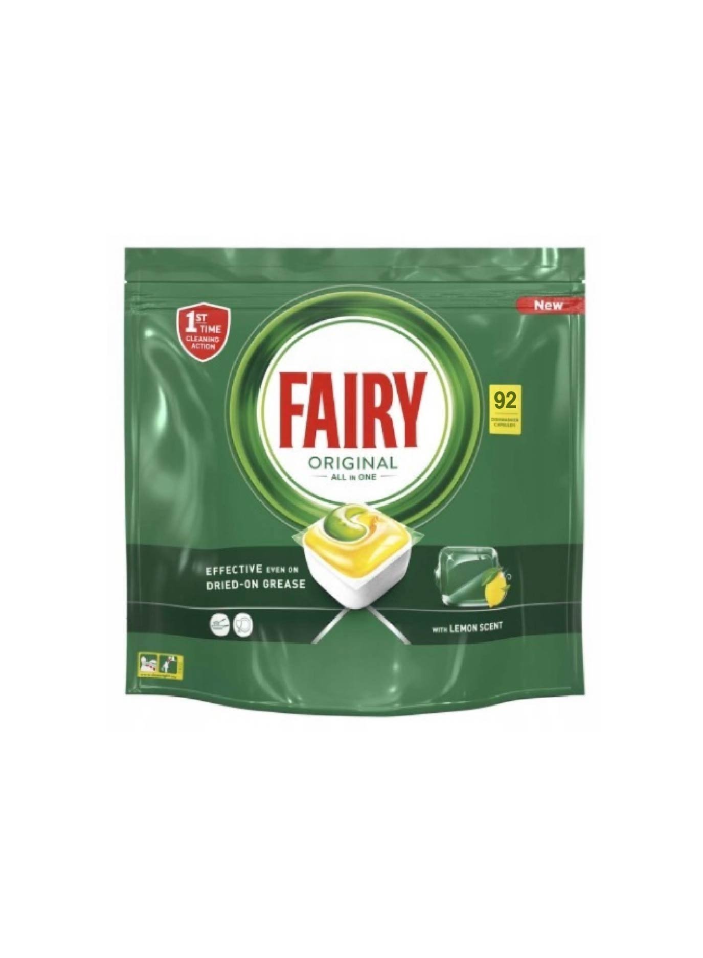 Fairy-92_-01_2 FAIRY ORIGINAL ALL- IN- ONE DISHWASHER LEMON TABLETS 92 - Image 1