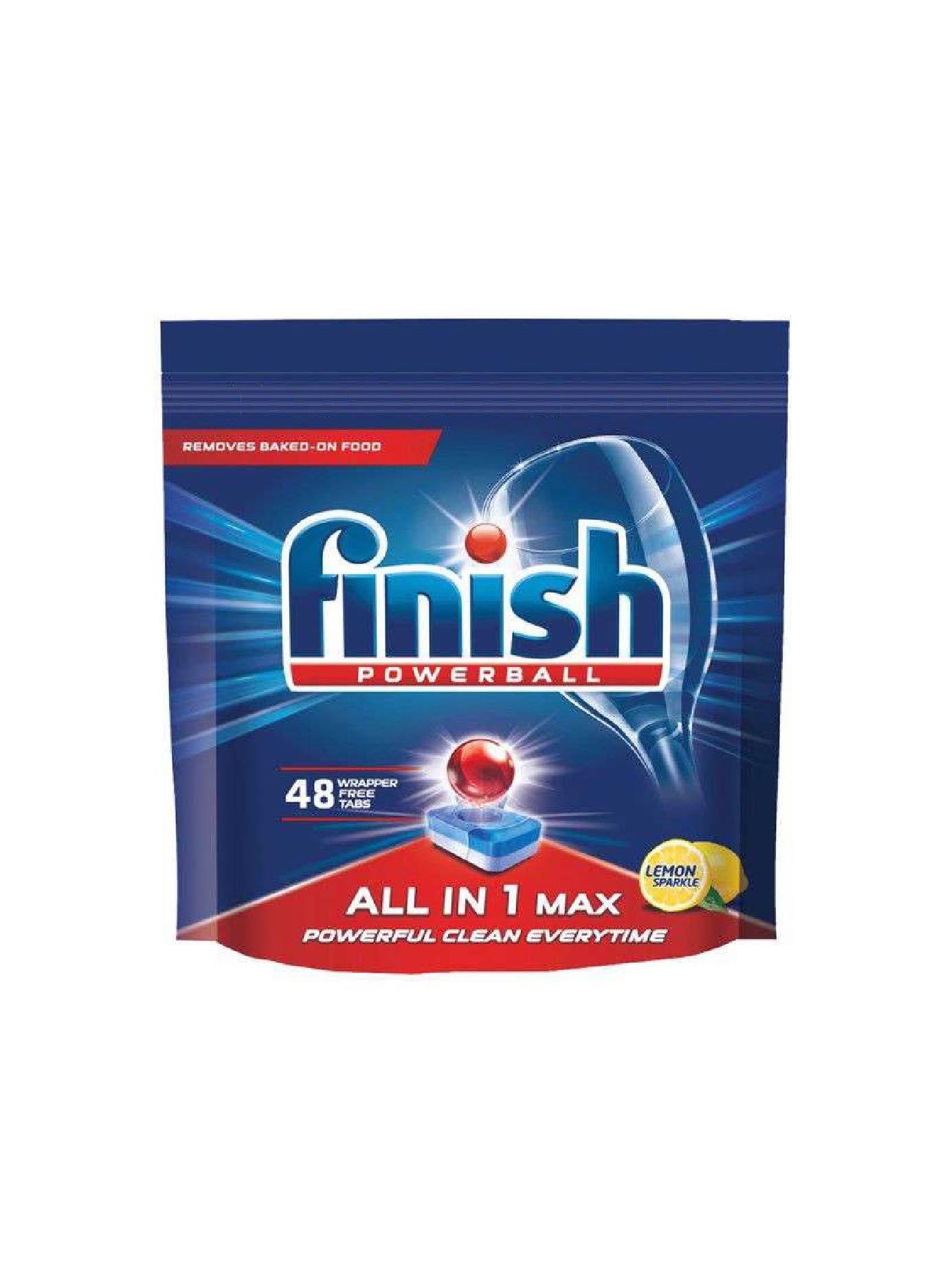 Finish-01-01 finish All In One Max Powerball Dishwasher Tablets Original 48 Tablets - Image 1