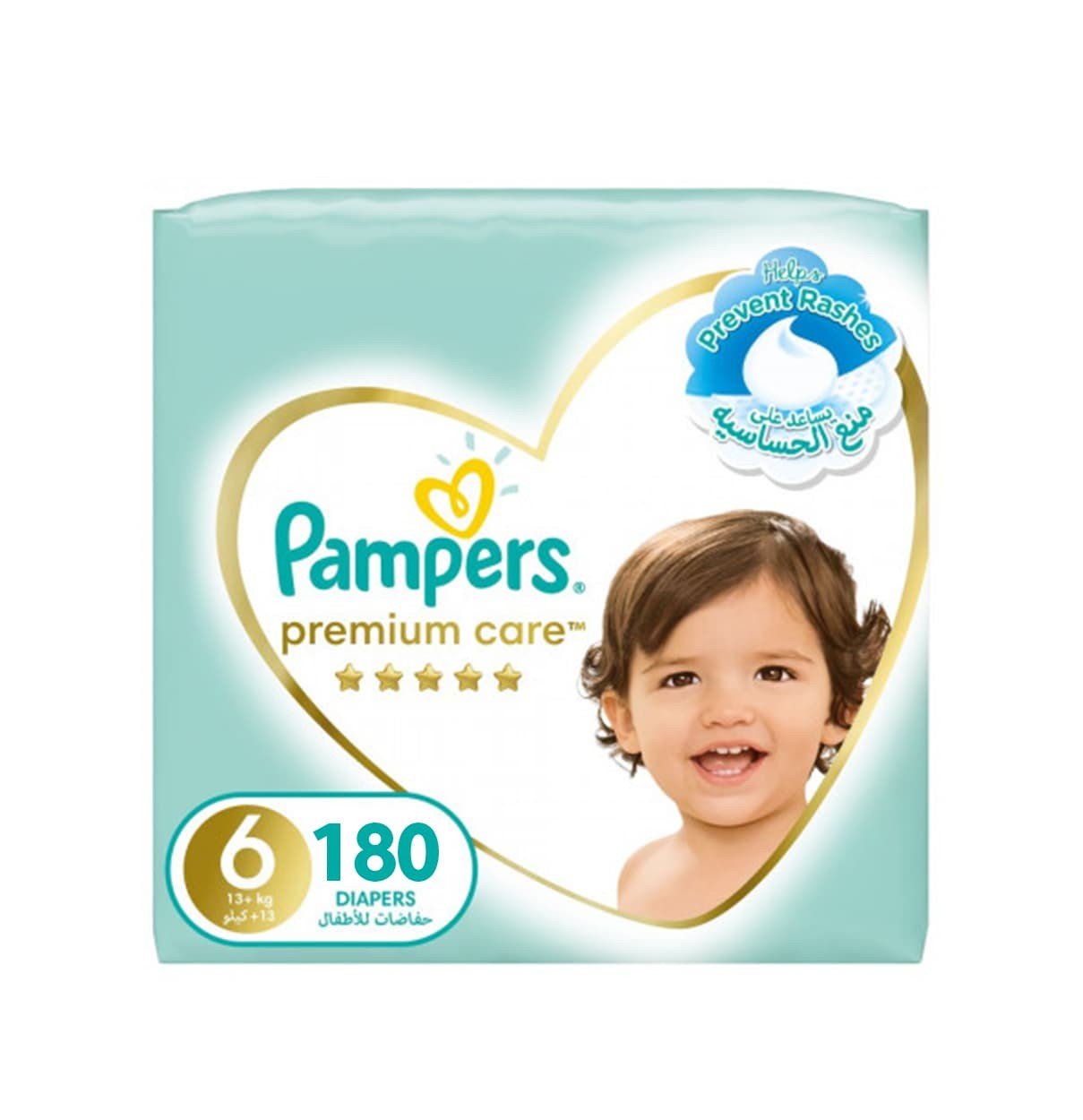 FirUIuyEQJsJW3F9dgrMIPkv3T2VxAKFQJQKyBbs_f7e1742a-3dc7-4a46-9dbc-da16275963b4 Pampers Premium Care Diapers, Size 6, 13+ kg - Image 1
