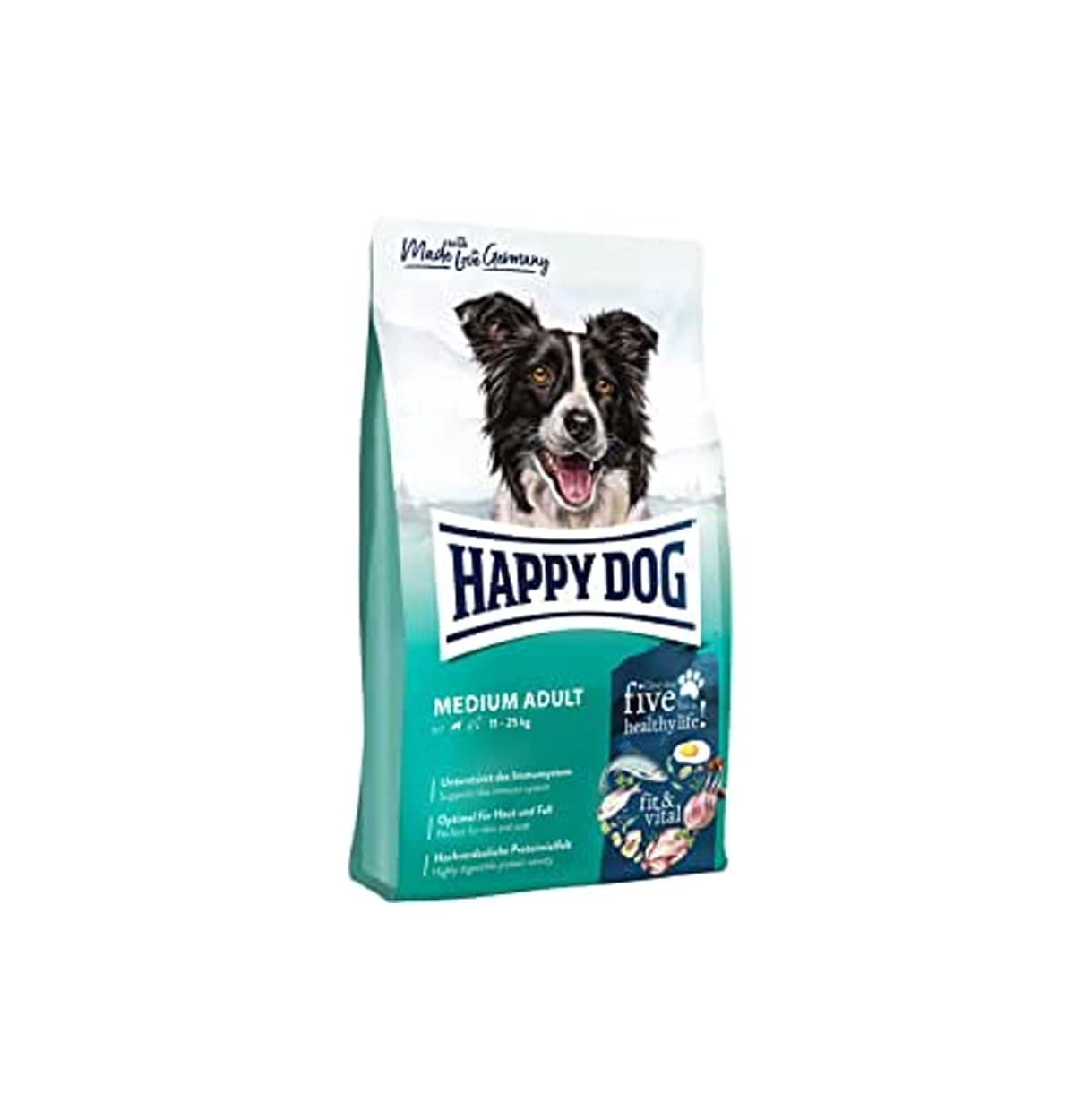 Happy-Dog-Fit-_-Vital-Medium-Adult-Weight-12Kg_-Multicolor Happy Dog Fit & Vital Medium Adult Weight 12Kg, Multicolor - Image 1