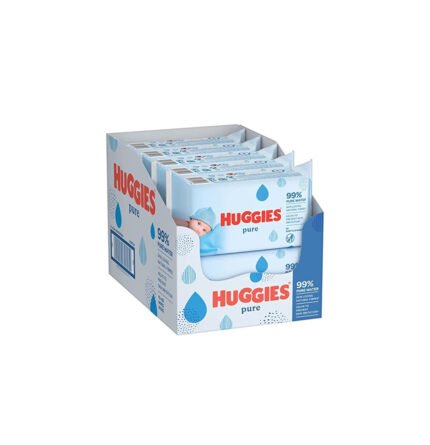 Huggies Baby Wipes Pure, 56s x 10 (560 Wipes)