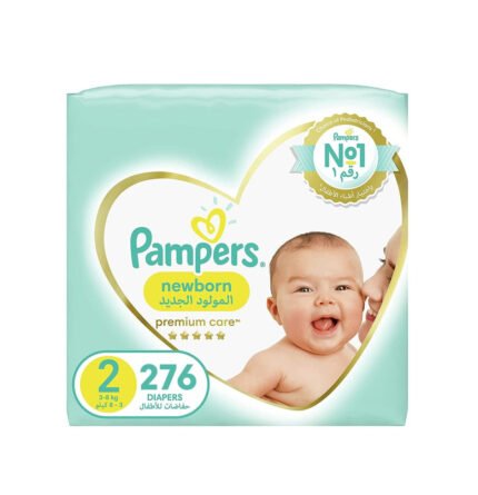 Pampers Premium Care Diapers, Size 2, 3-8 kg