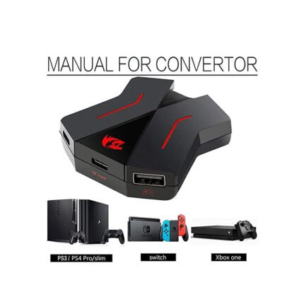 Redragon Eris GA200 Keyboard and Mouse Convert Box Adapter For PS4 /PS3 /Xbox One /Switch Consoles