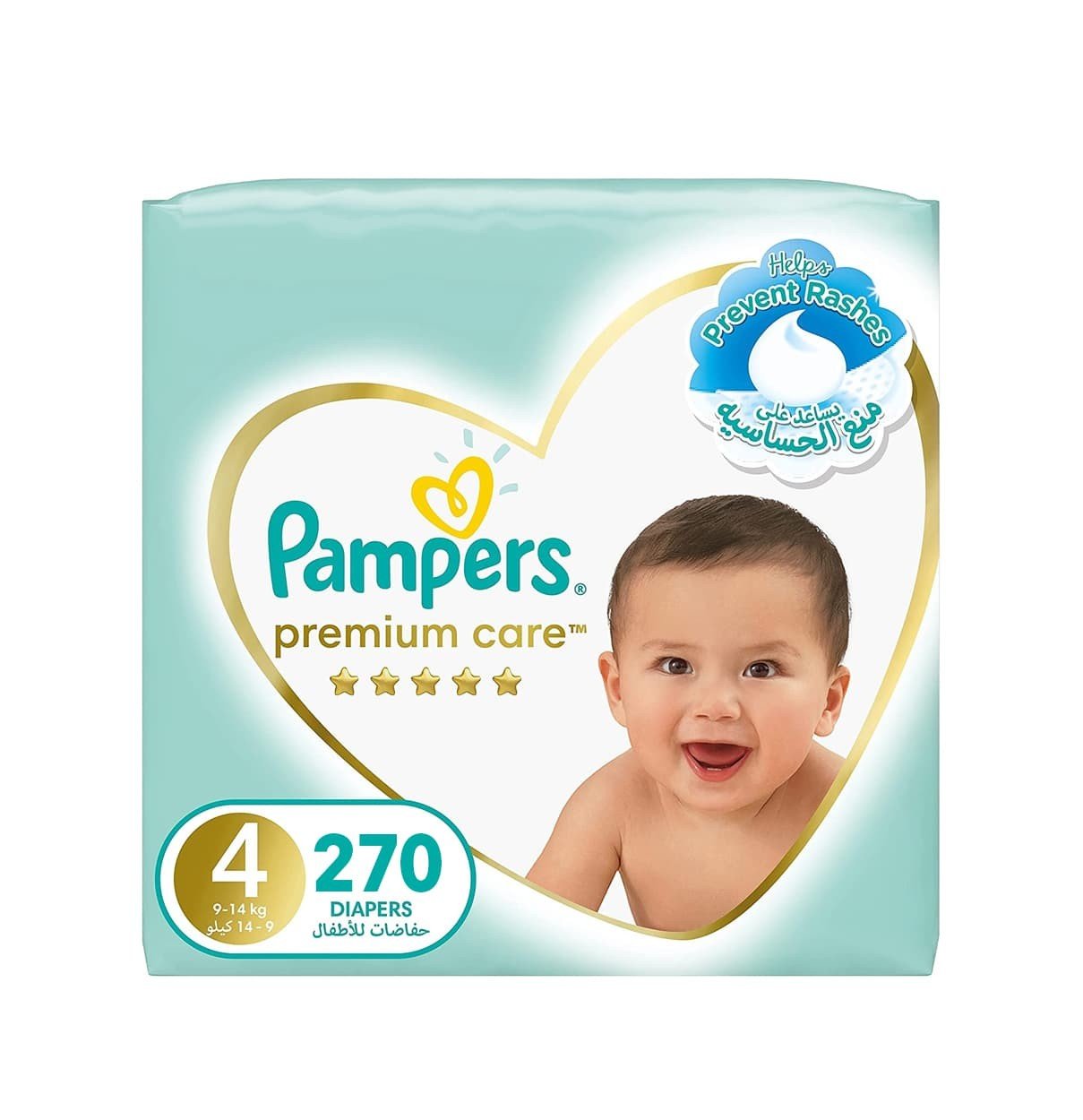 SElzNISOgOx7eNaI7VRL3D3AEqWl3m2khfkHkrDS_4fe5e872-46b3-450d-9755-31faa84526ec Pampers Premium Care Diapers, Size 4, 9-14 kg - Image 1