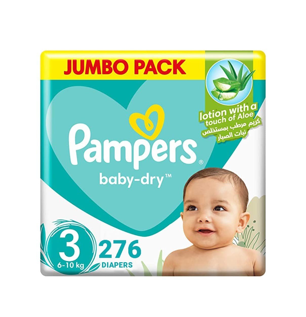 XKptpT8GQoxPuocMDWRHSmeYnxZGolLR9nbxpCuY_52c6b796-d2b0-453f-bc82-69e5b9df519b Pampers Baby-Dry Diapers, Size 3, Midi, 6-10kg, Jumbo Pack - Image 1