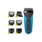 Braun Shaver ,Series 3 Shave And Style Rechargeable Wet And Dry Electric Shaver, Blueblack - Image 2