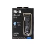 Braun Series 1 195S Shaver cordless Rechargeable Shaver, Black., Silver