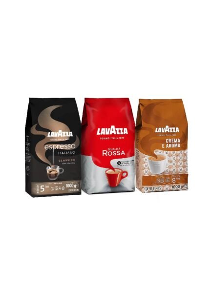Lavazza Coffee Beans -3 kg   Crema E Aroma + Espresso Italiano + Qualitta Rossa espresso